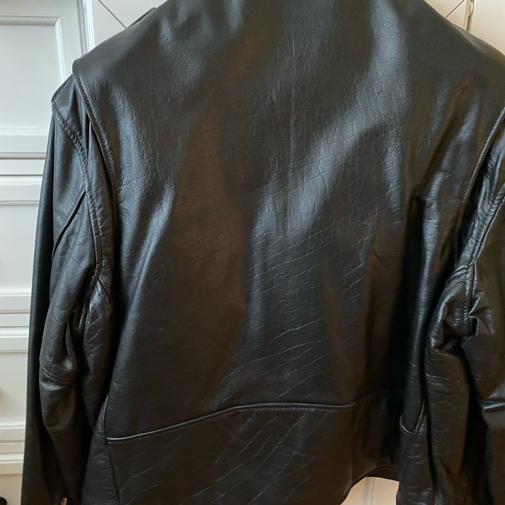 Leather Motorcycle ๐ ๐jacket size 52 - Picture 4 of 9